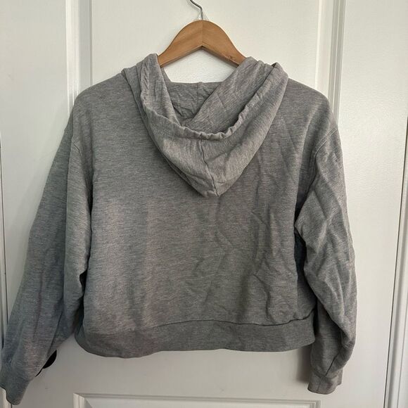 Wrangler Women’s Grey Cropped Hoodie Size S - Picture 8 of 10